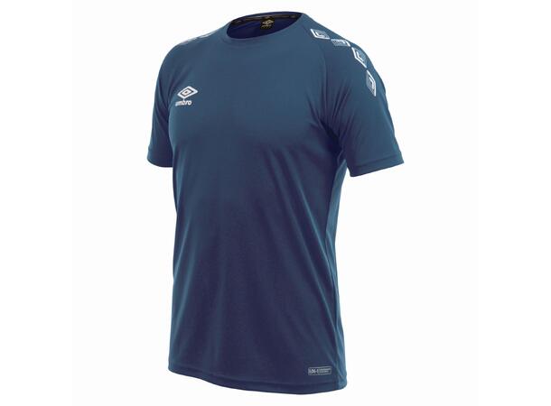 UMBRO UX-1 Trn Tee Marine/Hv 3XL Enklere teknisk T-skjorte 